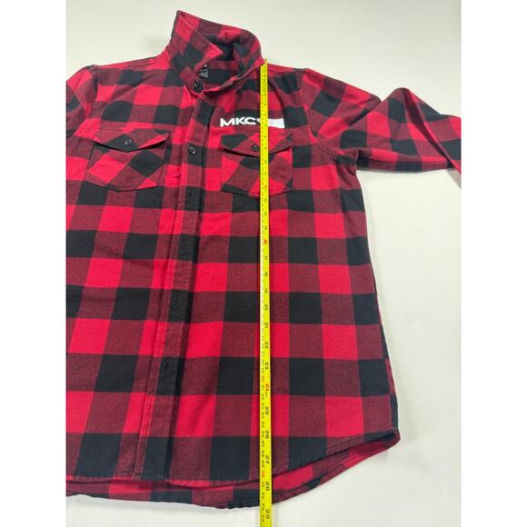 Red And Black Lumberjack Flannel Montana Knife Company Size Small - Picture 6 of 7
